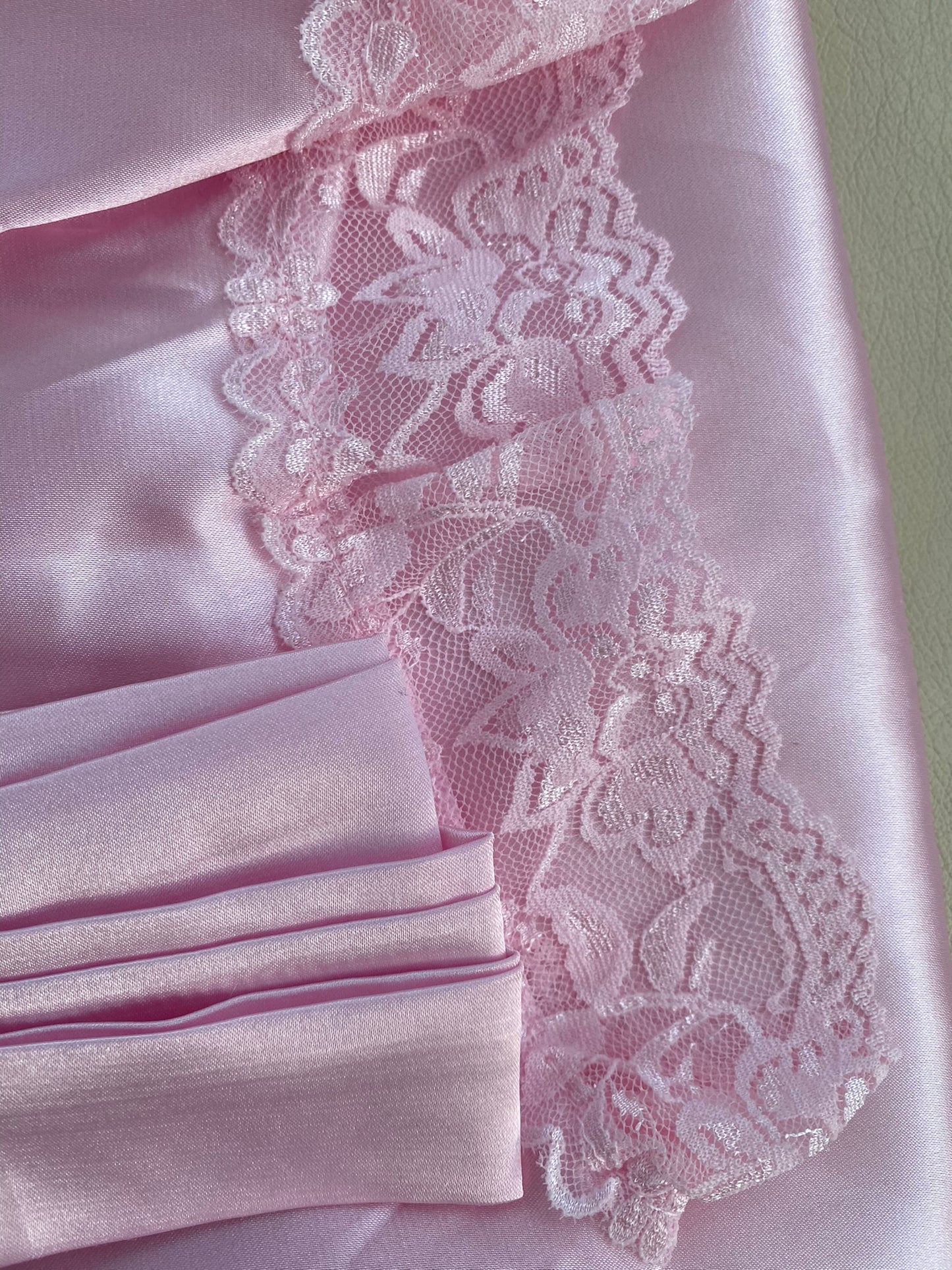 Premium Satin Lace Robe | 5 Elegant Colours