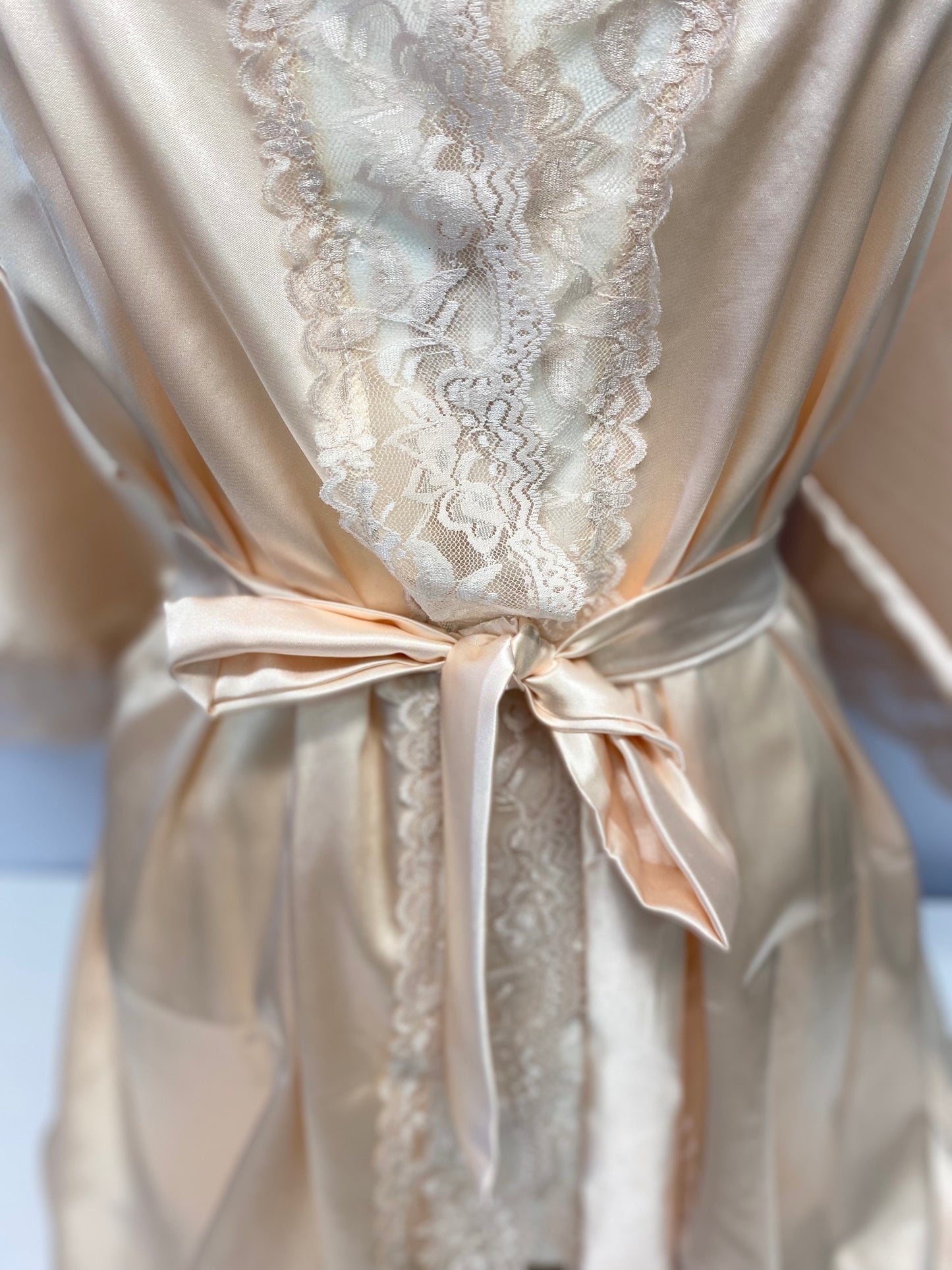 Premium Satin Lace Robe | 5 Elegant Colours